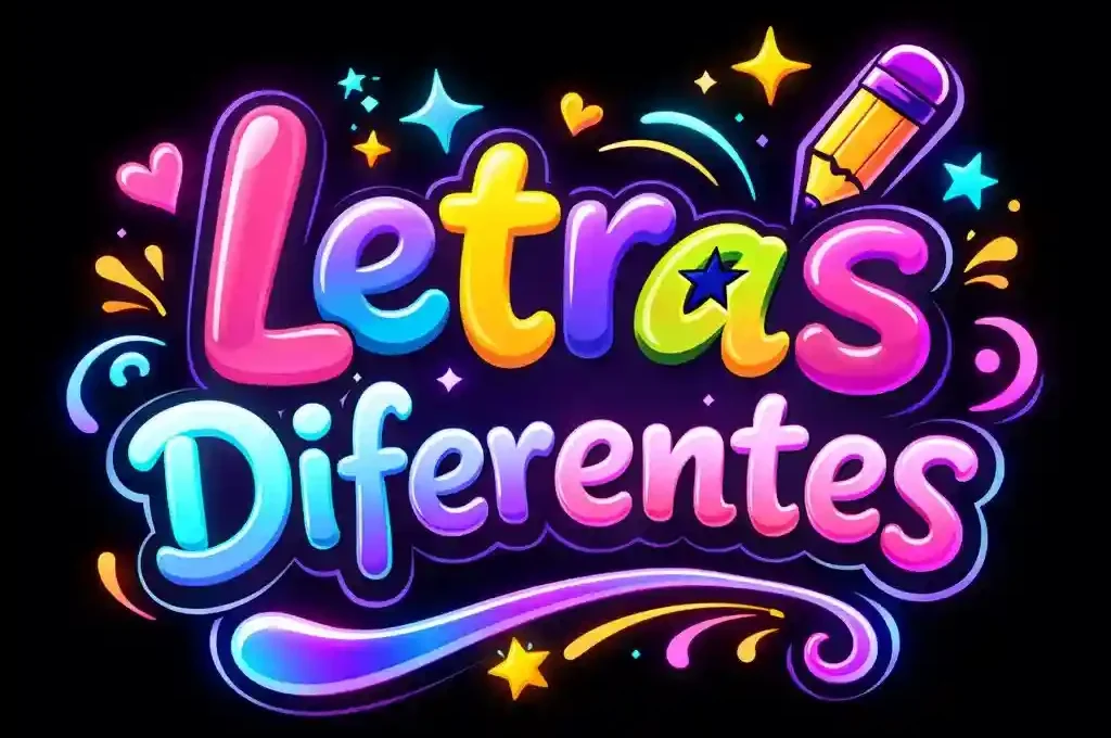 letras diferentes