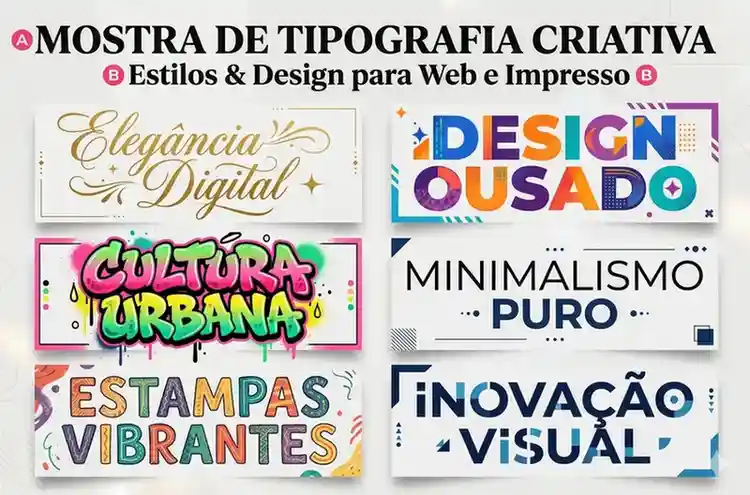 Fontes de Letras: estilos bonitos para copiar e usar 1 Exemplos criativos de fontes de letras e estilos tipográficos modernos