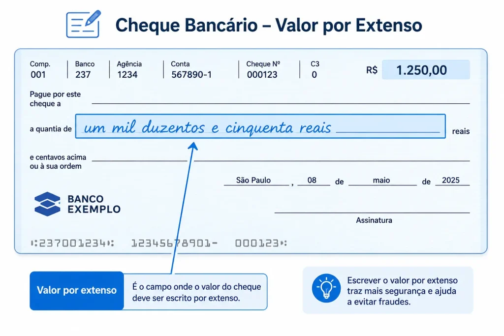 Infográfico regras de quando usar 'e' ao escrever números por extenso