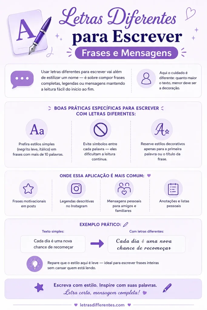 Letras Diferentes | Letras ꧁༺𝔹𝕠𝕟𝕚𝕥𝕒𝕤༻꧂ & Personalizadas 9 Letras Diferentes para Escrever Frases e Mensagens